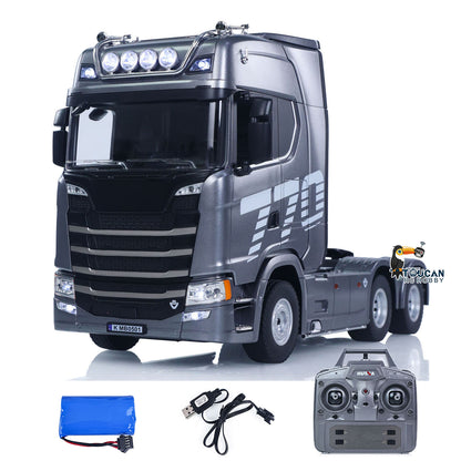TOUCAN RC HOBBY US Stock HUINA 1501PRO 6X4 Electric 1/18 Remote Control Tractor Truck RC Lorry Vehicle Light Sound Effect Battery