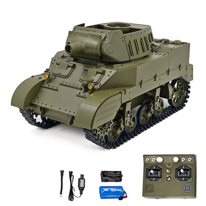 US Stock 1/16 CoolBank RC Tank M8 HMC Scott Radio Control Battle Tank Simulation 360?? Turret Rotary Smoke Sound Lights RTR Combat Vehicle