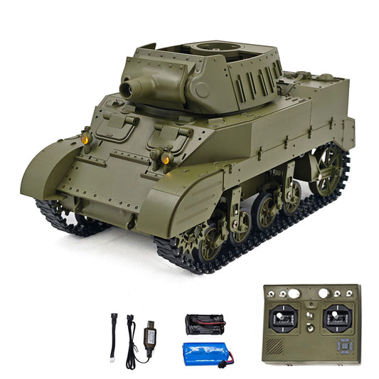 US Stock 1/16 CoolBank RC Tank M8 HMC Scott Radio Control Battle Tank Simulation 360?? Turret Rotary Smoke Sound Lights RTR Combat Vehicle