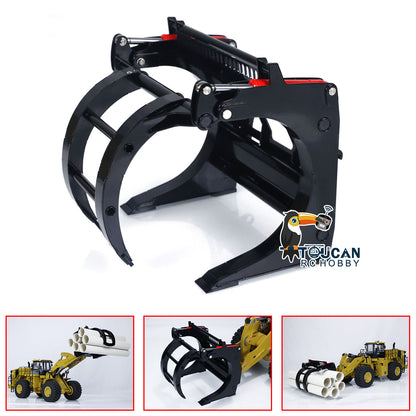 Kabolite Metal Bucket/ Clamp/Quick Connector/Tyre Chain for 1/14 RC Hydraulic Loader K988-100S Parts for Model Enthusiast
