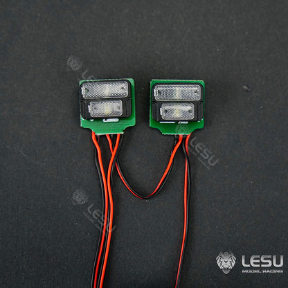 LESU Plastic Spotlight/Rear Light 3V for 1/14 RC AC360 C374 ET30H B0002 B0001 A0006 Hydraulic Excavator Skid Steer Loader AoueLT5H A0008 AoueLT5 B0008 DIY