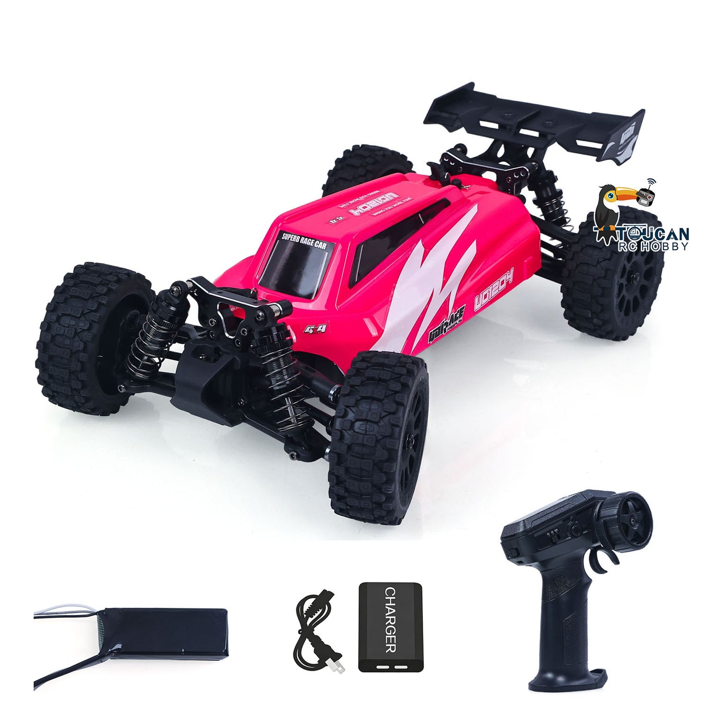 80KM/H Udi RC 1/12 4WD Remote Control Off Road Car UD1204PRO Gyroscope Metal Drive Shaft Brushless Motor No Light Sound System