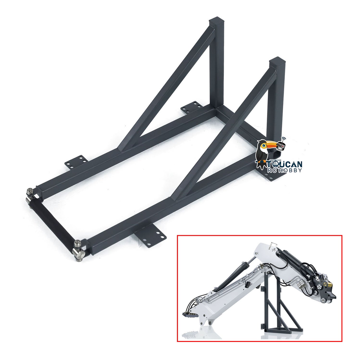Metal Rack for K970-301 CUT 1/14 3 Arms RC Hydraulic Equipment Remote Controlled Excavator Diggers Simulation Model Parts