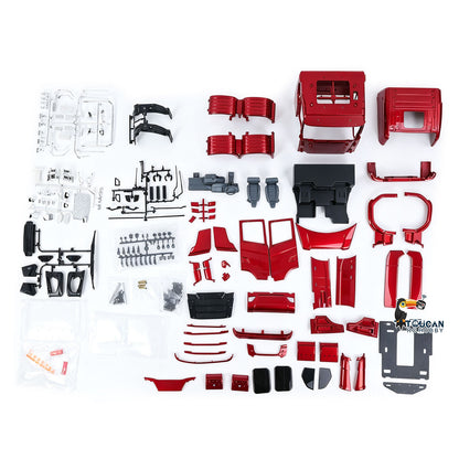 770S Plastic Cabin Kits for 1/14 RC Tractor Truck Remote Control Dumper Car Spare Parts Unpainted Openable Shell