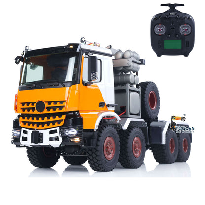 Toucanhobby BZ4663 1/14 Metal 8x8 RC Tractor Truck PNP 3 Speed Transmission Differential Lock Axles Remote Winch ST8 Controller Light Sound for Model Collectors