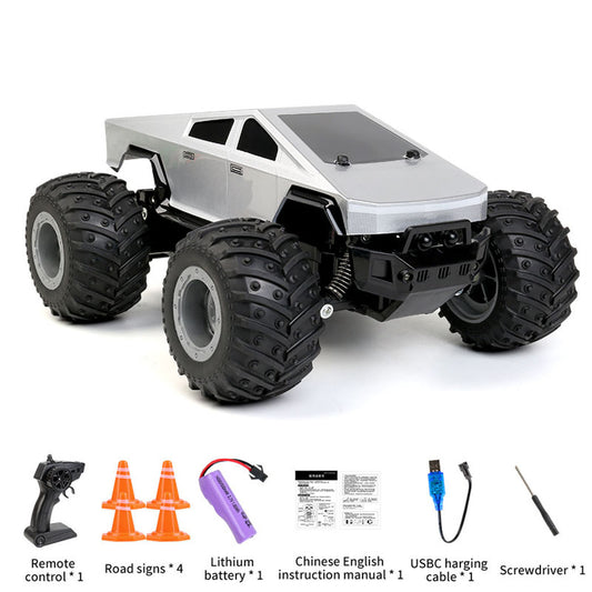 1:24 2.4GHz Radio Control Off Road Vehicle Pickup Truck Q208 RC Electric Four Wheel Drive Pickup RTR LED Lights Transmitter