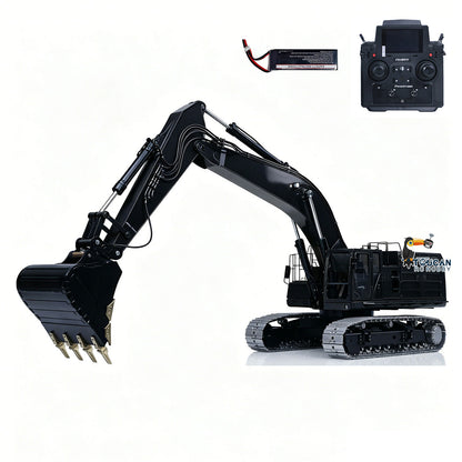 TOUCAN RC HOBBY LESU C374F 1/14 Metal RC Hydraulic Excavator B0001 RTR Brushless Motor 6CH Brass Valve Quick Release Coupler Smoke LCD Screen Sound Light System PL18EV Lite Controller