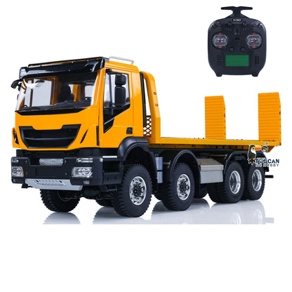 1/14 8x4 Metal RC Hydraulic Wrecker Truck Remote Control Rescue Vehicles Emulated Toy Car Gift for Children Adults PNP