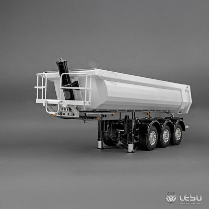 3Axles LESU Metal 1/14 RC Hydraulic Dump Trailer for DIY TAMIYA Tractor Truck Radio Controlled Lorry Car Vehicle R620 770S FH16