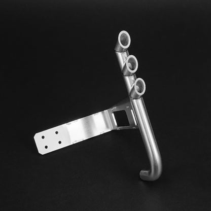 LESU Metal Spare Parts Hook Exhaust Pipe Tail Beam for 1/14 RC Tractor Cars Remote Control Truck DIY Model