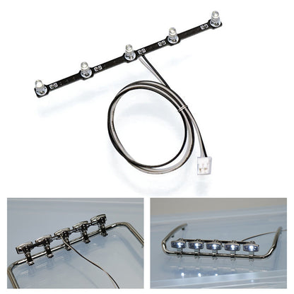 LED Lamp 3V-7V Plastic Roof Spotlight Board for 1/14 Remote Control Tractor Truck DIY TAMIYA 770S 56368 56371 Model Vehicle Car