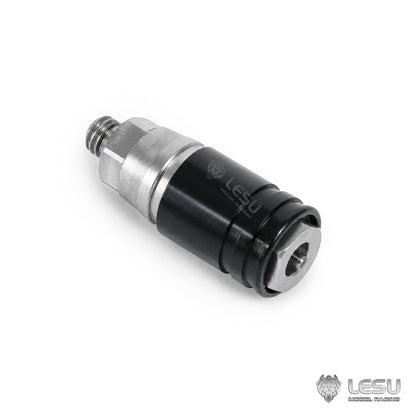 TOUCAN RC HOBBY LESU 1/14 Metal Quick Release Coupler Connector M3 External/Internal Thread DIY Parts for RC Hydraulic Engineering Vehicle Model