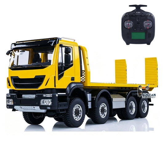 1/14 8x4 Metal RC Hydraulic Wrecker Truck Remote Control Rescue Vehicles Emulated Car for Children Adults PNP