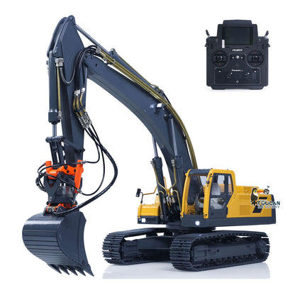 JDM V2 1/14 RC Digger Radio Control Excavator Upgraded Cars EC360 with Sound Light Module FlySky PL18 ESC Servo Motor