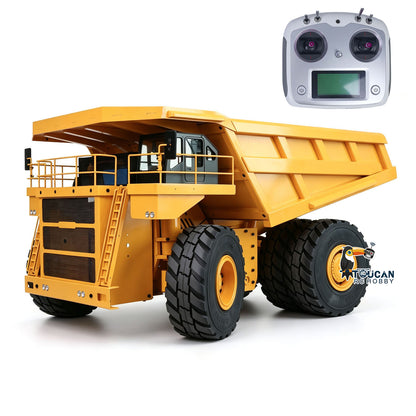 TOUCAN RC HOBBY JDMODEL JDM 118F Camion benne hydraulique radiocommandé 1/14 4x4, engin de chantier, modèle réduit, système d'éclairage évolutif