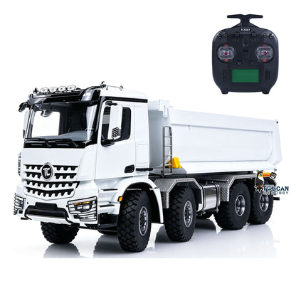 TOUCAN RC HOBBY MODO 3348 1/14 8*8 Metal RC Hydraulic Dump Truck 2Speed Remote Control Tipper Differential Locks Brushless Motor Radio Light Sound