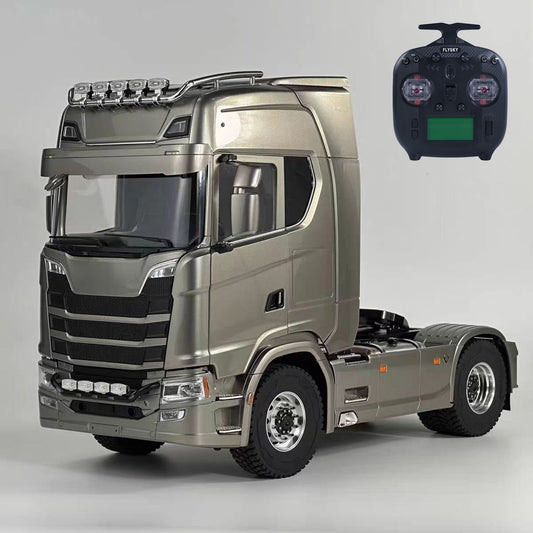 TOUCAN RC HOBBY MODO 770S 1/14 4x4 Metal Remote Control Tractor Truck 2Speed Gearbox Differential Locks RC Lorry Vehicle ST8 Radio Lights Sounds