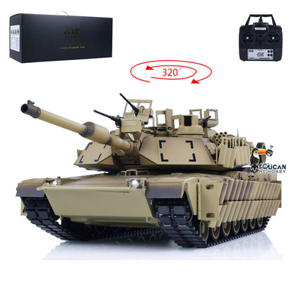 US Stock Tongde 1/16 Abrams M1A2 RC Infrared Battle Tank SEP TUSK II BB Shooting Barrel Recoil Electric Tanks Model