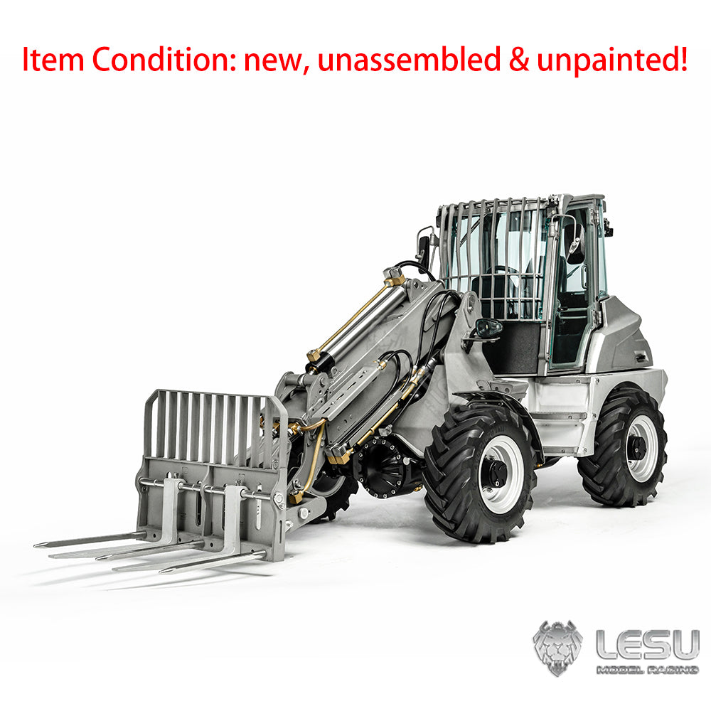 Pre-order LESU 1/14 Aoue-AT1050 Hydraulic RC Loader Telescopic Arm Fork Remote Controlled Construction Vehicle Hobby Model KIT