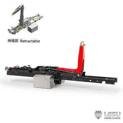 LESU Metal Roll On Off Dump Truck Frame Telescopic A0060 Foldable A0061 5-way Valves for 1/14 Remote Control Hydraulic Full Dumper No Chassis Rail