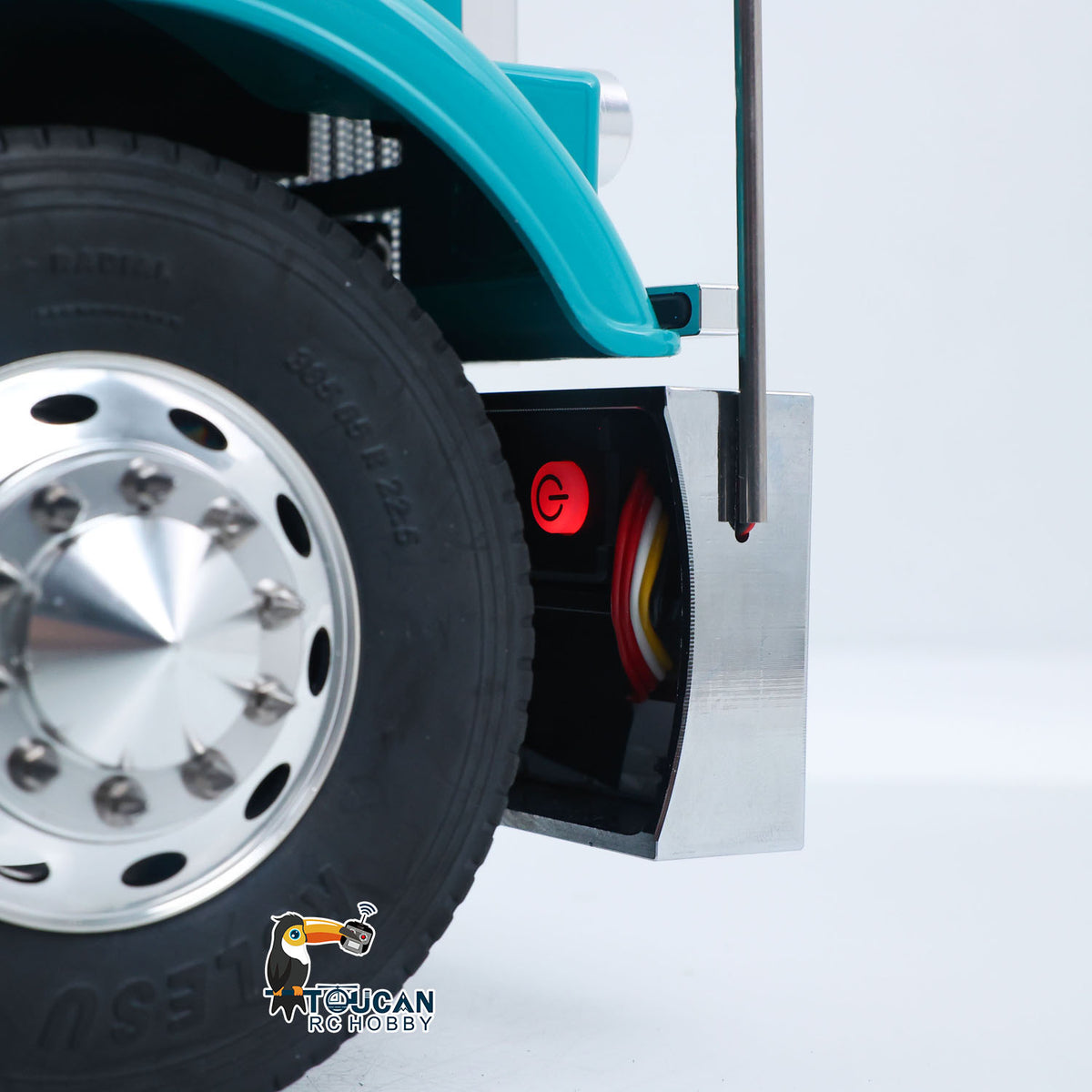 TOUCAN RC HOBBY  56344 Grand Hauler 1/14 RC Tractor Truck RTR 8X6 Metal Chassis Lorry Vehicle Brushless Motor ESC Mid Lift Axle Lock Smoke Radio Controller