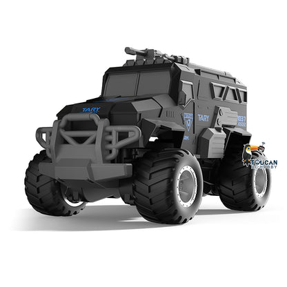 TOUCAN RC HOBBY JJRC Q241 1/18 RTR Kunststoff 4x4 ferngesteuertes Offroad-Auto Amphibienfahrzeug explosionsgeschütztes gepanzertes Fahrzeug wasserdichtes Stuntauto