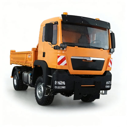 LESU 1/14 Metal 4*4 Chassis TGS Hydraulic Dumper Truck Model Decorative Light Parts Opitonal Versions Battery Charger