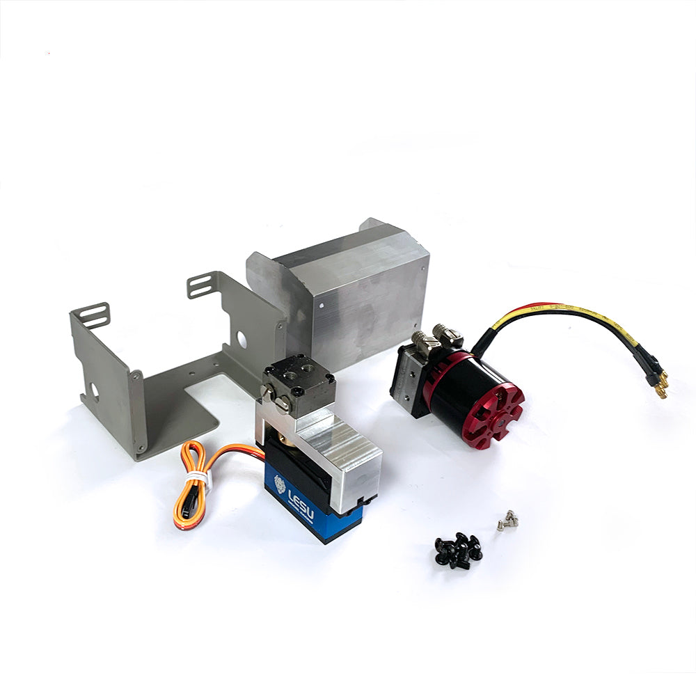 LESU Metal Toolbox Hydraulic Pump 1CH Reversing Valve Spare Parts for 1/14 TAMIIYA RC Dumper Tipper Truck DIY Models Asscessory