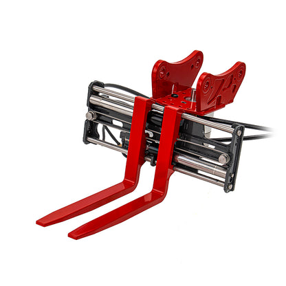 270 Degrees Rotation Metal Hydraulic Fork AT-C0041-C for 1/14 LESU RC Hydraulic Excavator Remote Control Digger Aoue ET35 B0006 Model