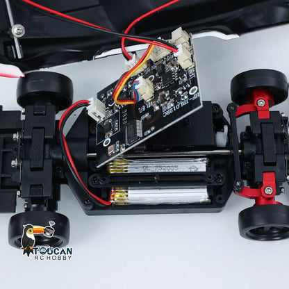 TOUCAN RC HOBBY US Stock JIABAILE 25KM/H 4X4 1/36 RC Drift Car 3611A Gyroscope Carbon Fiber Chassis Plate Indoor Outdoor Mini Racing Car LED Battery Radio