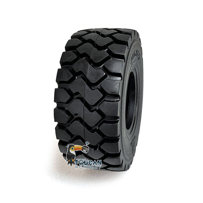 JDM Tyre Tires W/ Spongy 137mm Diameter for 1/14 RC Loader TAMIIYA Tractor Truck Construction Vehicles Universal Upgrade Parts