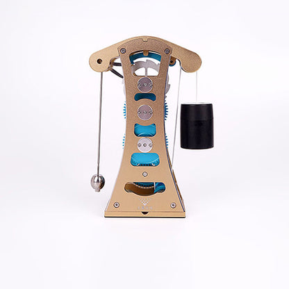 In Stock TECHING Galileo Pendulum Clock Aluminium Alloy 3D Metal Assembled Kits Models