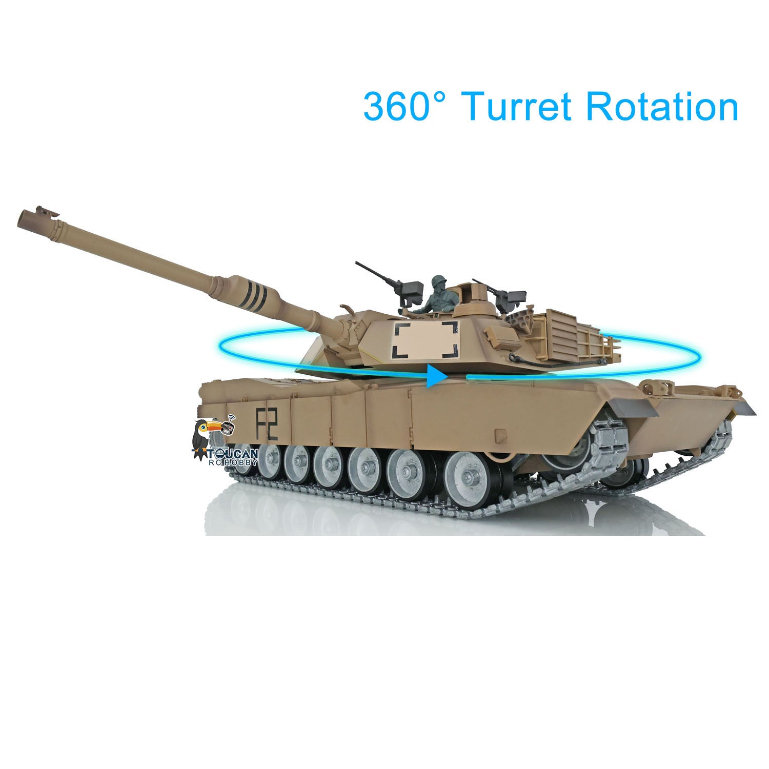 Pièces décoratives en métal pour réservoir RC long 1/16 Heng M1A2 Pièces décoratives en métal pour réservoir RC long 1/16 Heng M1A2