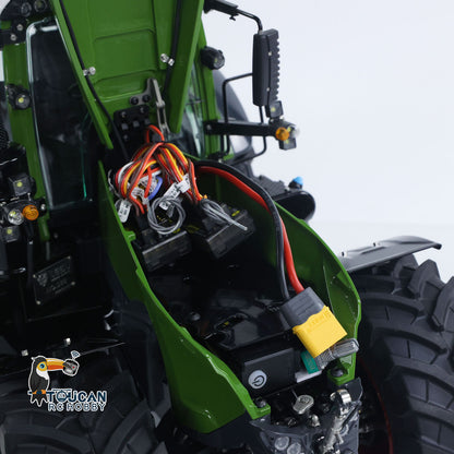 LESU AOUE 1050 Metal 4x4 1/14 RC Tractor Truck Hydraulic Agricultural Vehicles K500 Seedbed Pre-sowing Soil Preparation Machine Frsky XE Lite