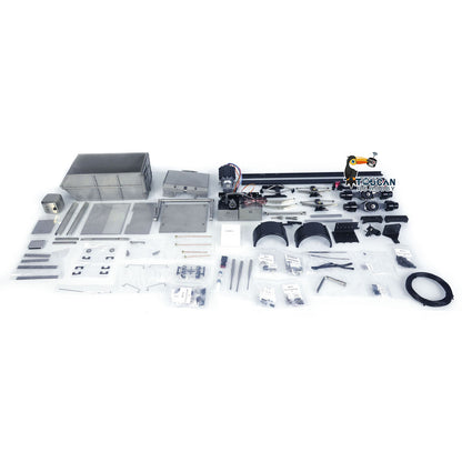 In Stock JXM Metal 1/14 6X4 VL18U F2000 RC Skip Loader Truck VL18U F2000 Swing Arm Unassembled Unpainted Loaded Cars Model KIT