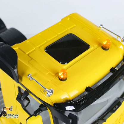 RTR 1/14 RC Tractor Truck Radio Battery Metal NO Lock Differential Axles 2Speed Gearbox 6*6 Lorry Car Model for TAMIYA Trailer