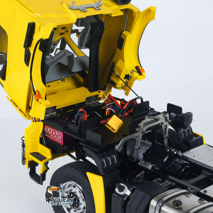 In Stock MD 1/14 6x6 Metal RC Tractor Truck 3363 Remote Controlled Lorry Car Model Construction Vehicle PNP 2Speed 10CH Radio Brush Motor ESC NO Lock Differential Axle Light Sound