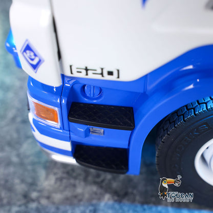 In Stock Unitru 04 10x10 Metal Chassis SC 3Speed 1/14 RC Tractor Truck RTR Remote Control Lorry Car Smoke Light Sound ST8 Radio Battery