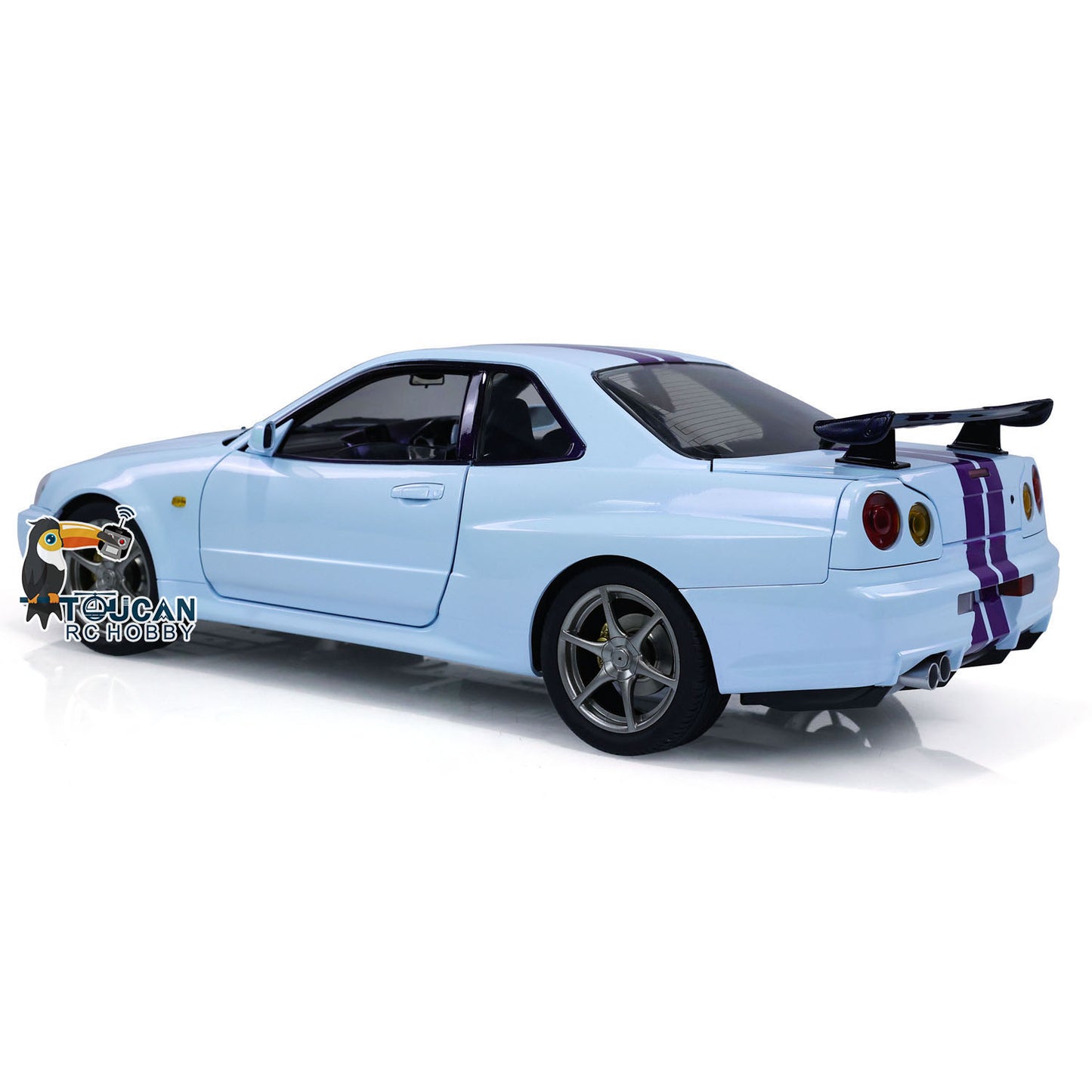 IN STOCK Capo 4WD 1/8 Metal RC Racing Car R34 4x4 High Speed RTR Remote Controlled Drift Vehicles Sound Smoking RTR Upgraded Version