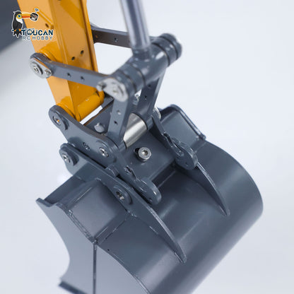 1/14 Remote Control Hydraulic Wheeled Excavator 7-ways Valve RC Digger 2WD/4WD Engineering Vehicle RTR Axle Lock PL18EV Lite