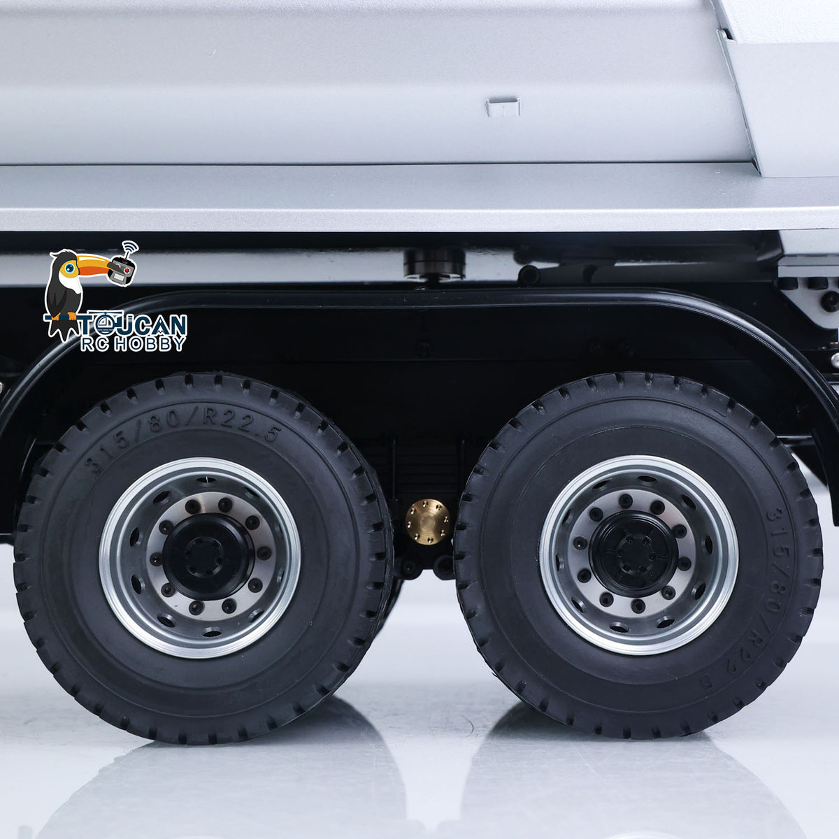 TOUCAN RC HOBBY JDMODEL RC Dump 1/14 Metal Hydraulic Dumper 8*8 Truck AWD W/ Hopper Cylinder Tube 2Speed Differential Axle Motor Servo ESC Radio