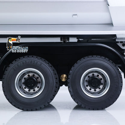 TOUCAN RC HOBBY JDMODEL RC Dump 1/14 Metal Hydraulic Dumper 8*8 Truck AWD W/ Hopper Cylinder Tube 2Speed Differential Axle Motor Servo ESC Radio