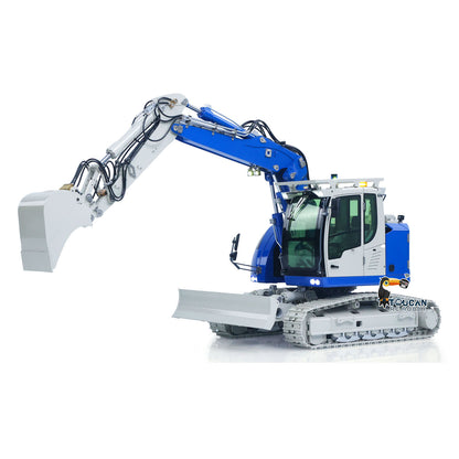 8ways Valve Metal 1/14 RC Hydraulic Excavator LR914 PRO MAX Remote Control Digger Construction Car PL18EV LITE Radio Battery
