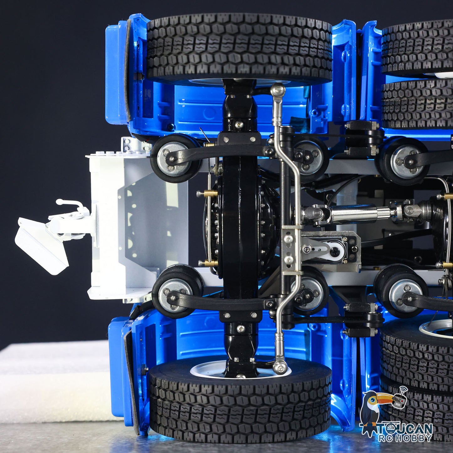 In Stock Unitru 04 10x10 Metal Chassis SC 3Speed 1/14 RC Tractor Truck RTR Remote Control Lorry Car Smoke Light Sound ST8 Radio Battery