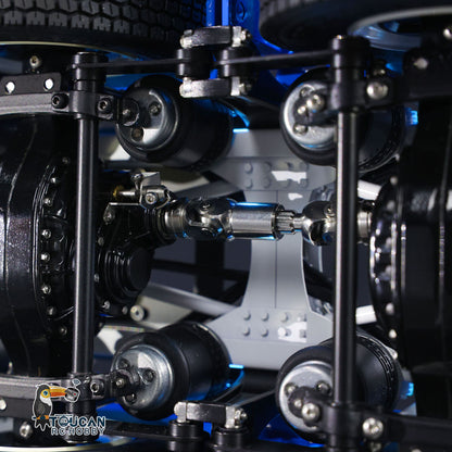 In Stock Unitru 04 10x10 Metal Chassis SC 3Speed 1/14 RC Tractor Truck RTR Remote Control Lorry Car Smoke Light Sound ST8 Radio Battery