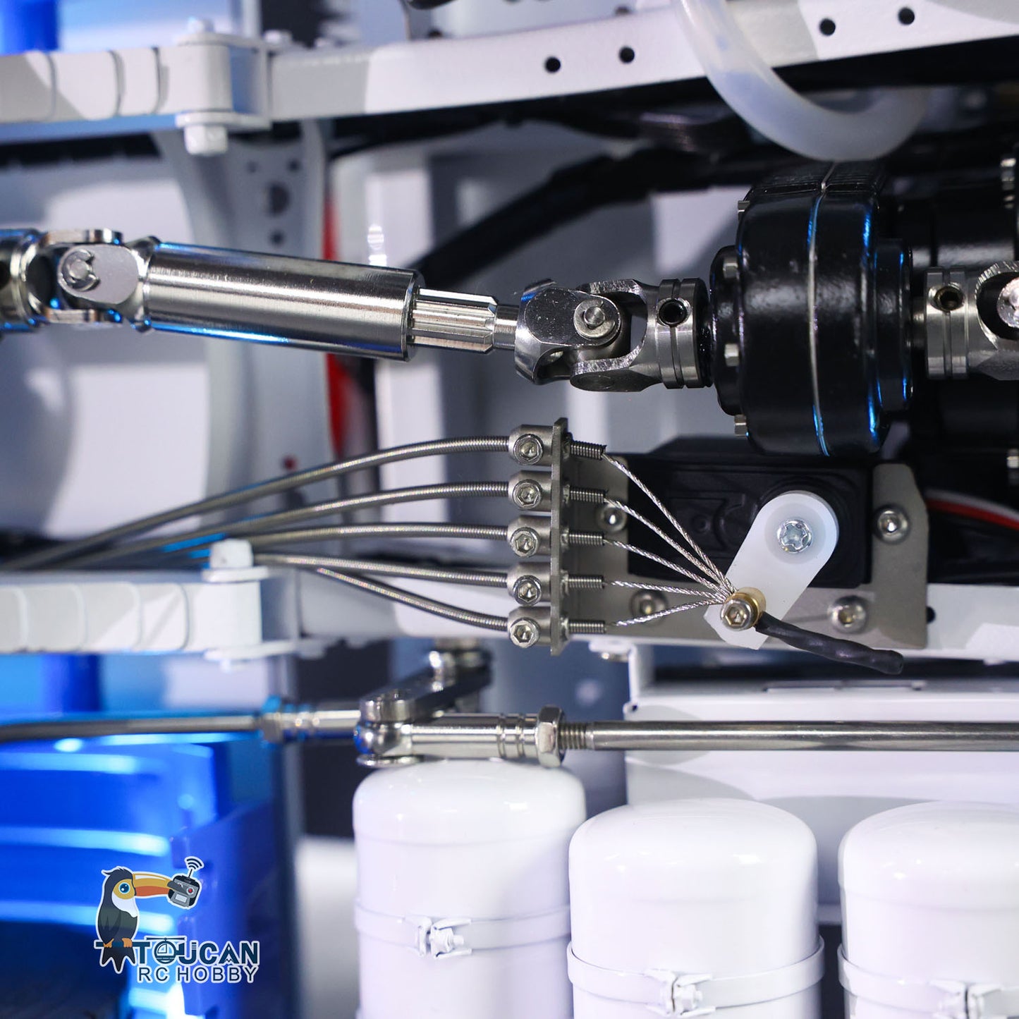 In Stock Unitru 04 10x10 Metal Chassis SC 3Speed 1/14 RC Tractor Truck RTR Remote Control Lorry Car Smoke Light Sound ST8 Radio Battery