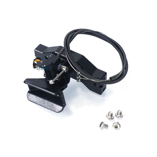 Degree Rear Tow Hook Pintle Hitch Metal Sticker V8 for 1/14 RC Dumper Car Tractor Radio Control Truck Trailer DIY Vehicle Spare Parts