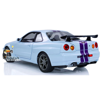 Capo 4x4 1/8 RC Drift Racing Vehicle R34 RTR Metal High-speed Cars Motor Painted Assembled Hobby DIY Models RTR