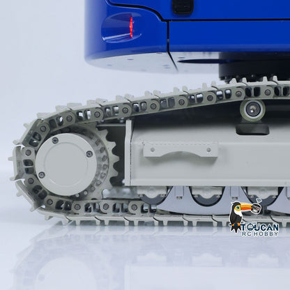 CUT Model LR914 PRO MAX 1/14 Metal RC Hydraulic Excavator RTR 8-Way Valve 3 Arm Digger PL18EV Lite Controller Quick Coupler Light Sound Brushless Drive Motor for Collectors