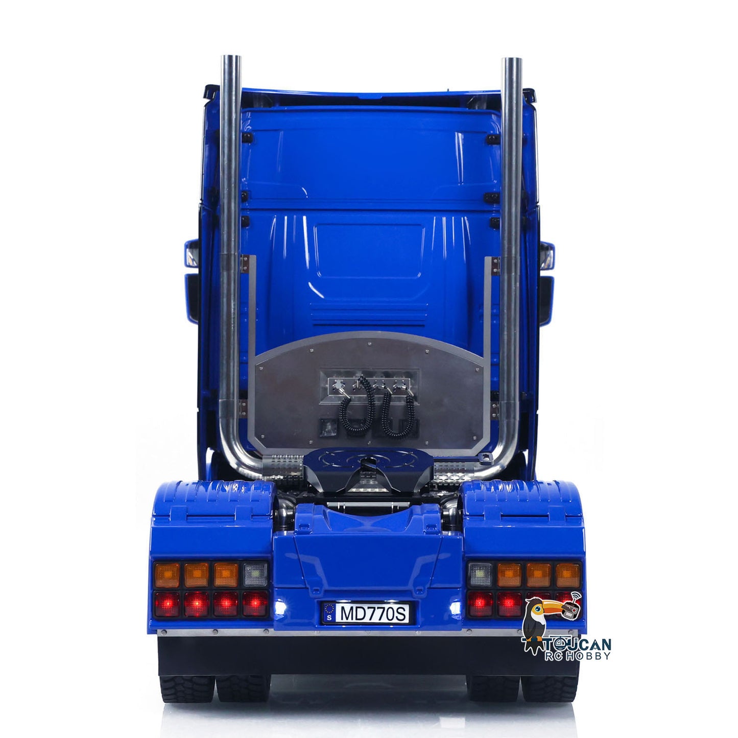 MD MODEL 770S 4X4 Metal Chassis 1/14 RC Tractor Truck Radio Control Lorry Car 2Speed Gearbox Flowing Water Light Cab Suspension